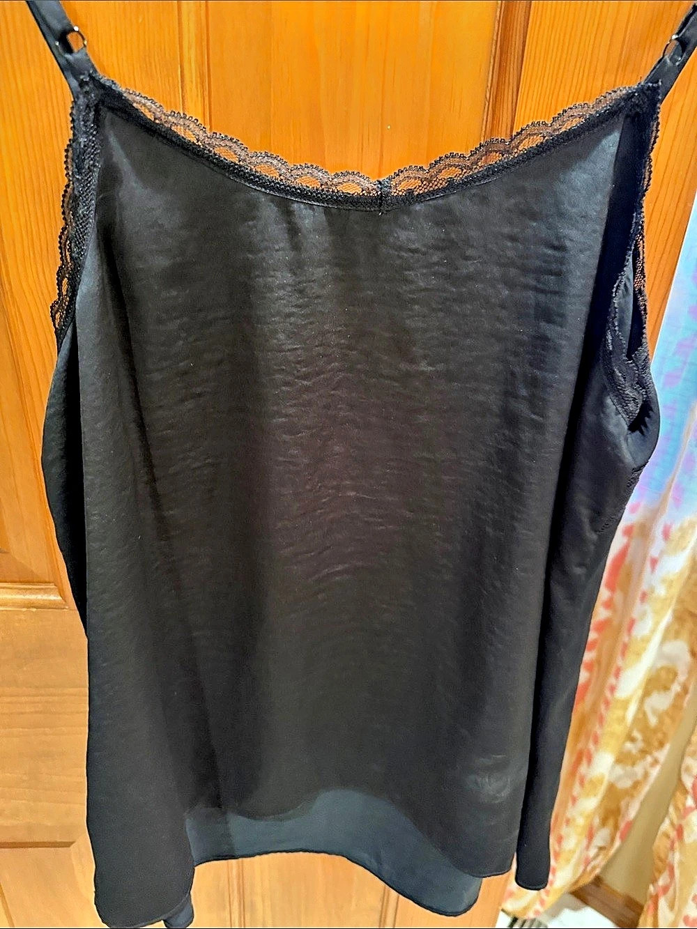 cabi All Purpose Cami Lace Trim Camisole Black Size Medium - Picture 3 of 4